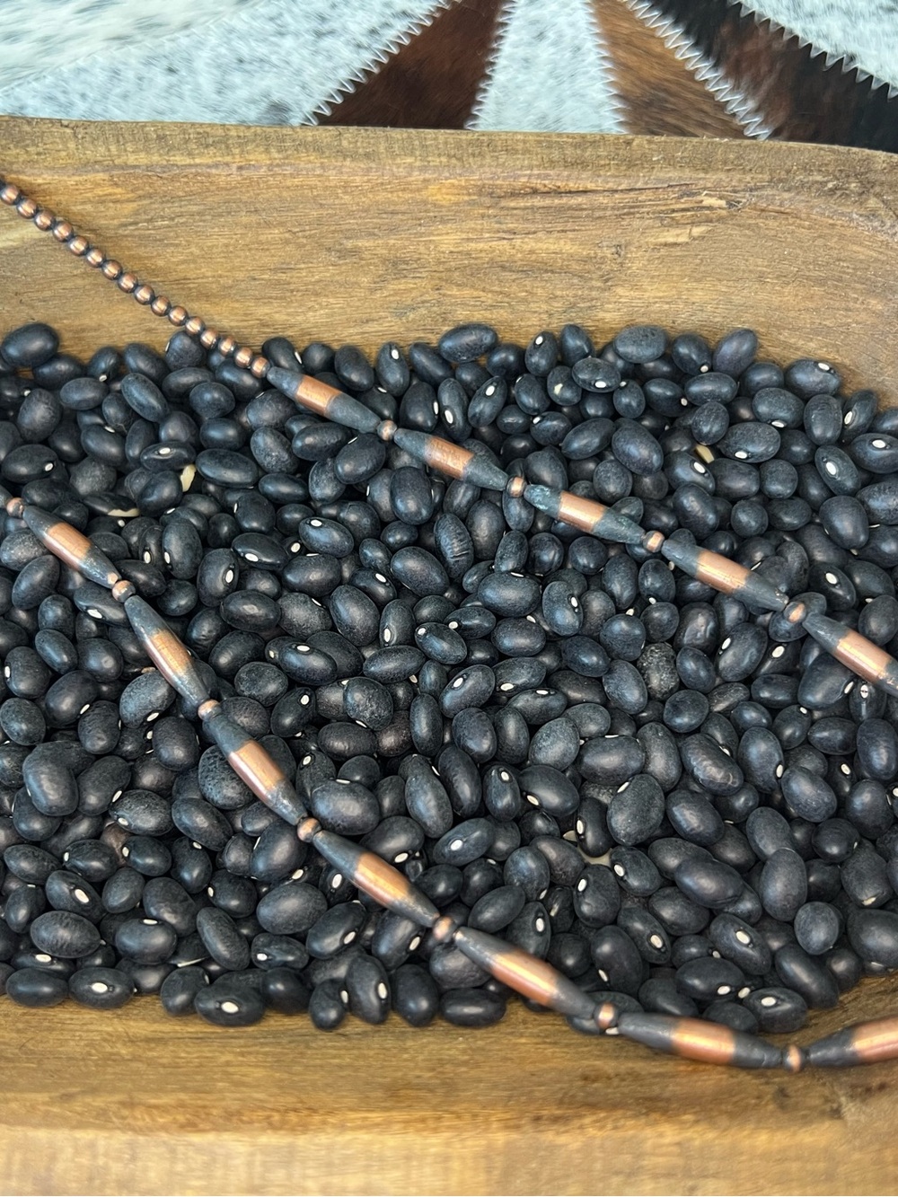 Native Made Copper Beaded Necklace